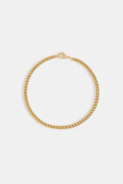 JWL-BRA 3mm Franco Bracelet - Gold
