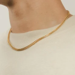 JWL-CHN 3mm Franco Chain - Gold