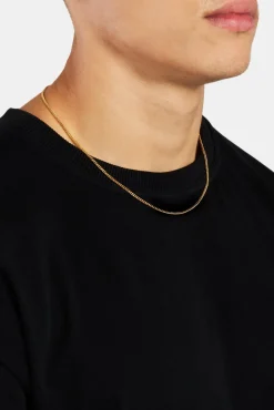 JWL-CHN 2mm Gold Plated Micro Cuban Chain