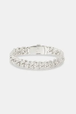 JWL-BRA 12mm Iced Cuban Link Bracelet