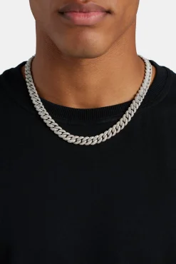 JWL-CHN 8mm Iced Cuban Link Chain