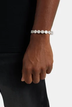 JWL-BRA 10mm Iced CZ Round Allway Bracelet