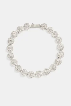 JWL-BRA 10mm Iced CZ Round Allway Bracelet