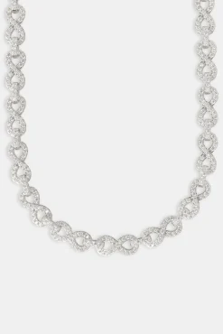 JWL-CHN 10mm Iced Infinity Link Chain
