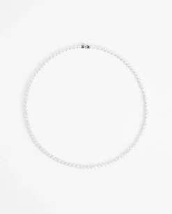 Women JWL-CHN 5mm Iced Pear Tennis Chain