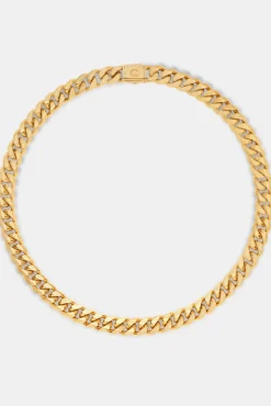 JWL-CHN 12mm Miami Cuban Link Chain - Gold