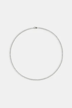 Women JWL-CHN 2.5mm Moissanite Micro Tennis Chain