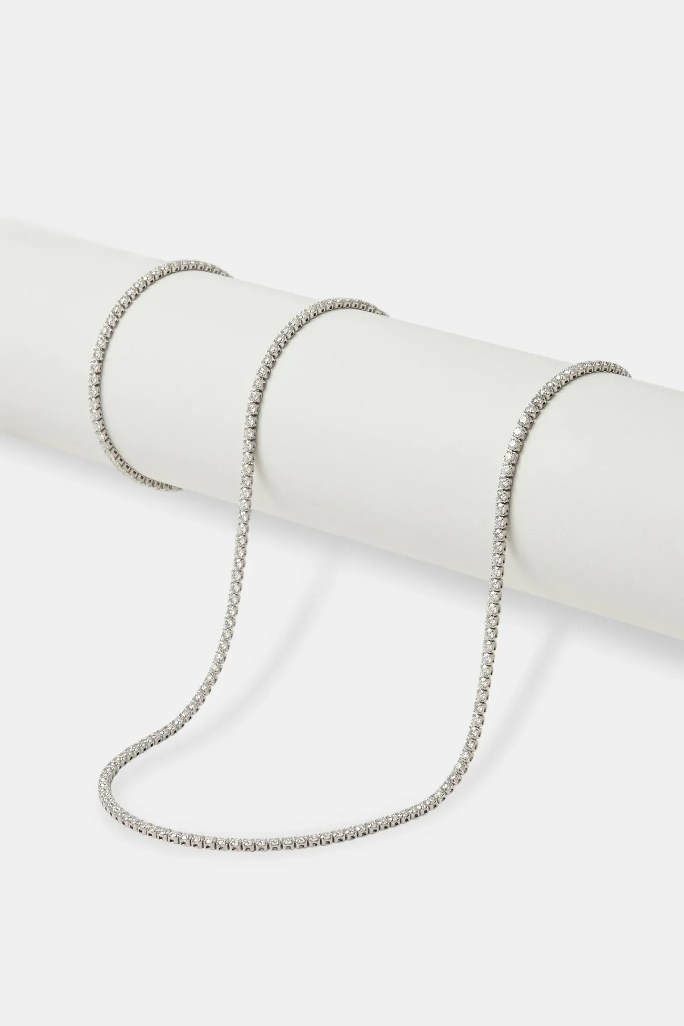 Women JWL-BUND 2.5mm Moissanite Micro Tennis Chain & Bracelet