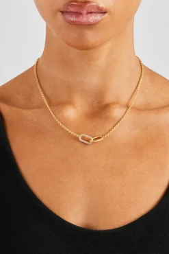 Women JWL-CHN 10mm Multi Iced Link Chain