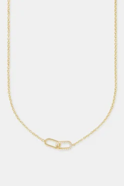 Women JWL-CHN 10mm Multi Iced Link Chain
