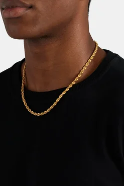 JWL-CHN 5mm Rope Chain - Gold
