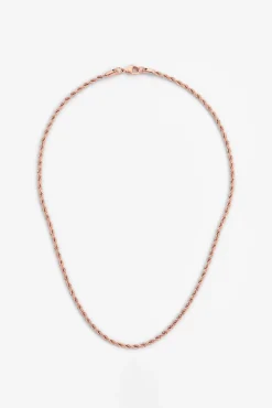 JWL-CHN 3mm Rope Chain - Rose Gold