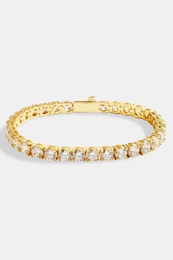 JWL-BRA 5mm Tennis Bracelet - Gold