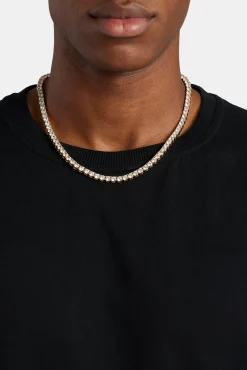 JWL-CHN 5mm Tennis Chain - Gold