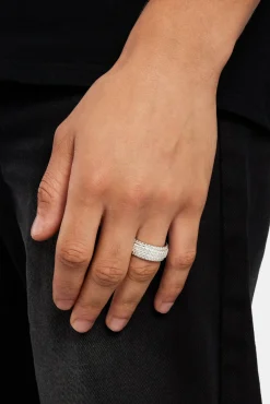 Women JWL-RNG Moissanite 5 Row Ring