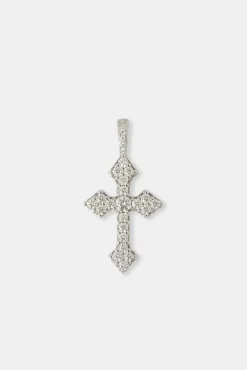 Women JWL-BUND Moissanite Celtic Cross Pendant