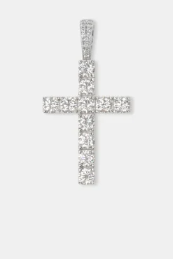 Women JWL-PEND Moissanite Cross Pendant
