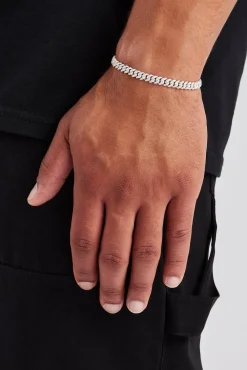 Women JWL-BRA Moissanite Cuban Bracelet - 6mm