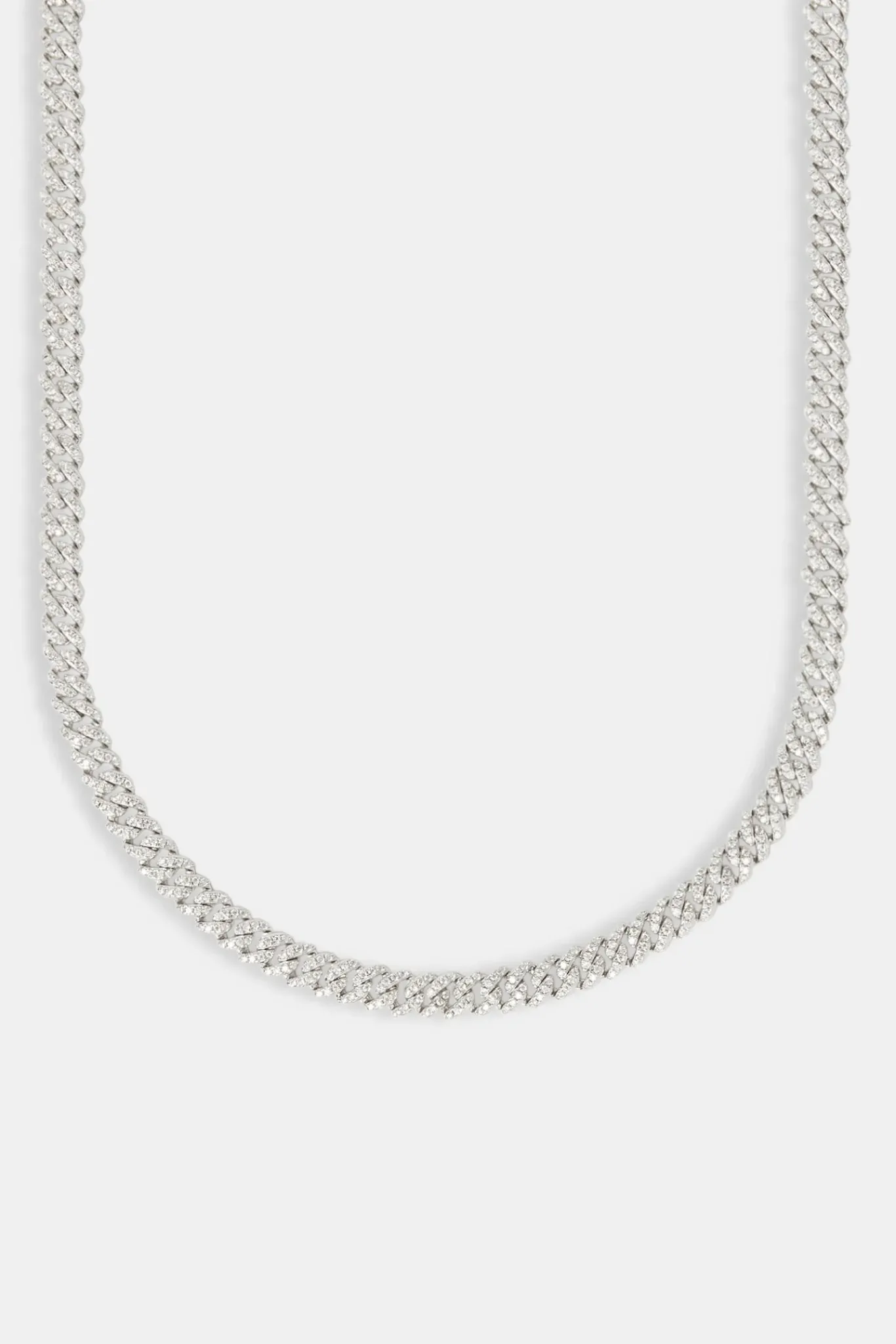 Women JWL-CHN Moissanite Cuban Chain - 6mm