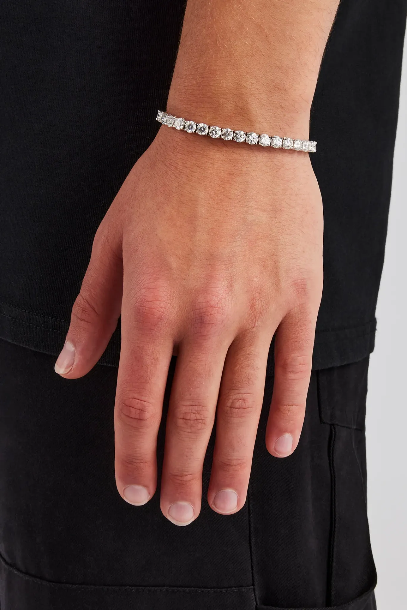 Women JWL-BRA Moissanite 5mm Tennis Bracelet