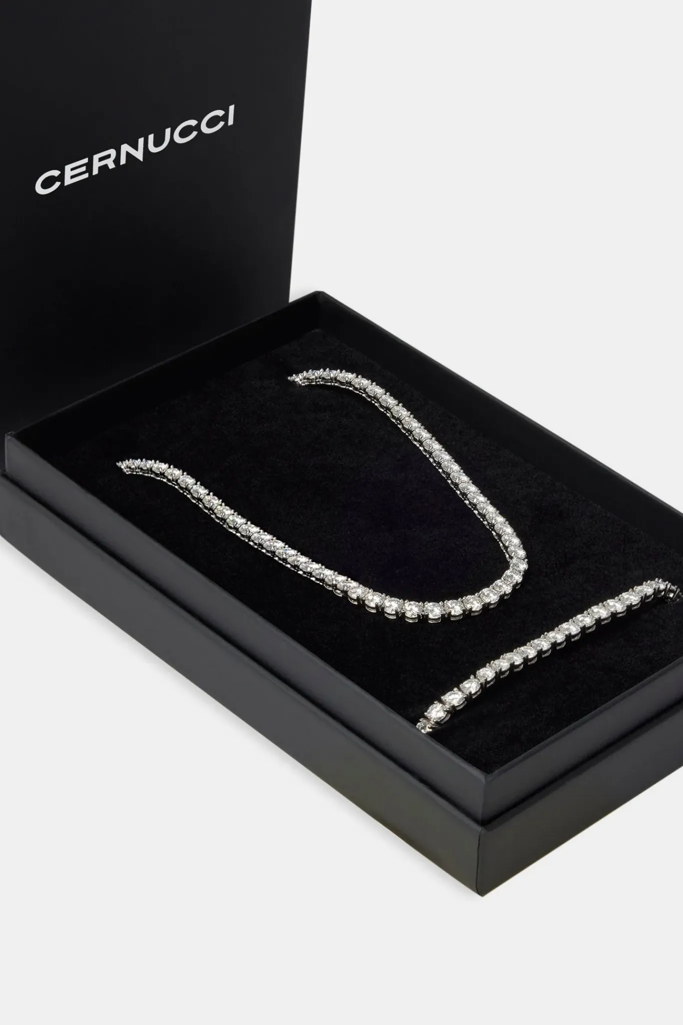 Women JWL-BUND Moissanite 5mm Tennis Chain & Bracelet Set