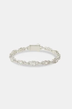 Women JWL-BRA Opal & Baguette Bracelet - 5mm