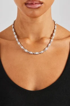 Women JWL-CHN Opal & Baguette Chain - 5mm