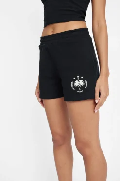 Women CLO-BOT Palm Crest Jersey Shorts - Black