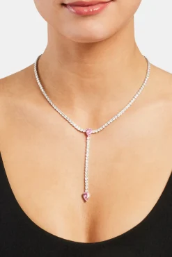 Women JWL-CHN Pear Drop Chain - White