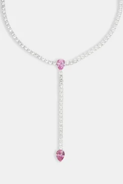Women JWL-CHN Pear Drop Chain - White