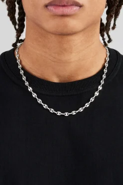 JWL-CHN Polished Coffee Bean Chain - 5mm