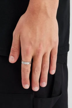 JWL-RNG Polished Panelled Ring - 6mm