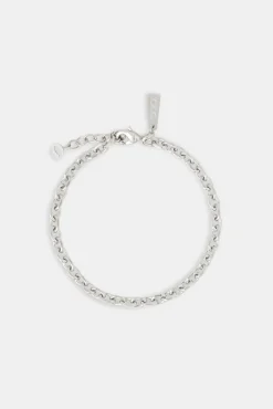 JWL-BRA Polished Rolo Link Bracelet - 5mm