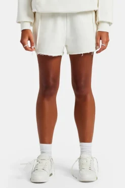 Women CLO-BOT Raw Edge Short - Off White