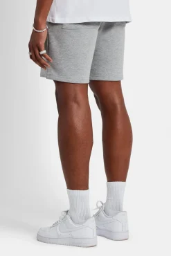 CLO-BOT Regular Fit Jersey C Shorts - Grey Marl