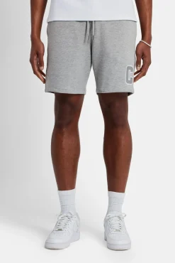 CLO-BOT Regular Fit Jersey C Shorts - Grey Marl