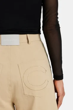 Women CLO-BOT-TRO Relaxed Fit Multi Pocket Cargo Trouser