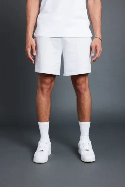 CLO-BOT Relaxed Shorts - Light Grey Marl