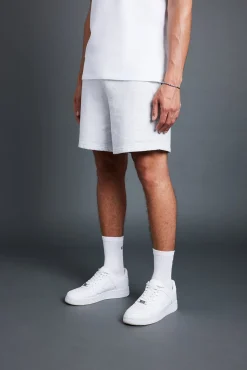 CLO-BOT Relaxed Shorts - Light Grey Marl