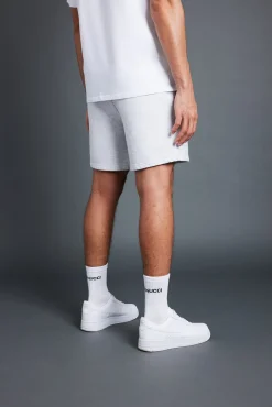 CLO-BOT Relaxed Shorts - Light Grey Marl
