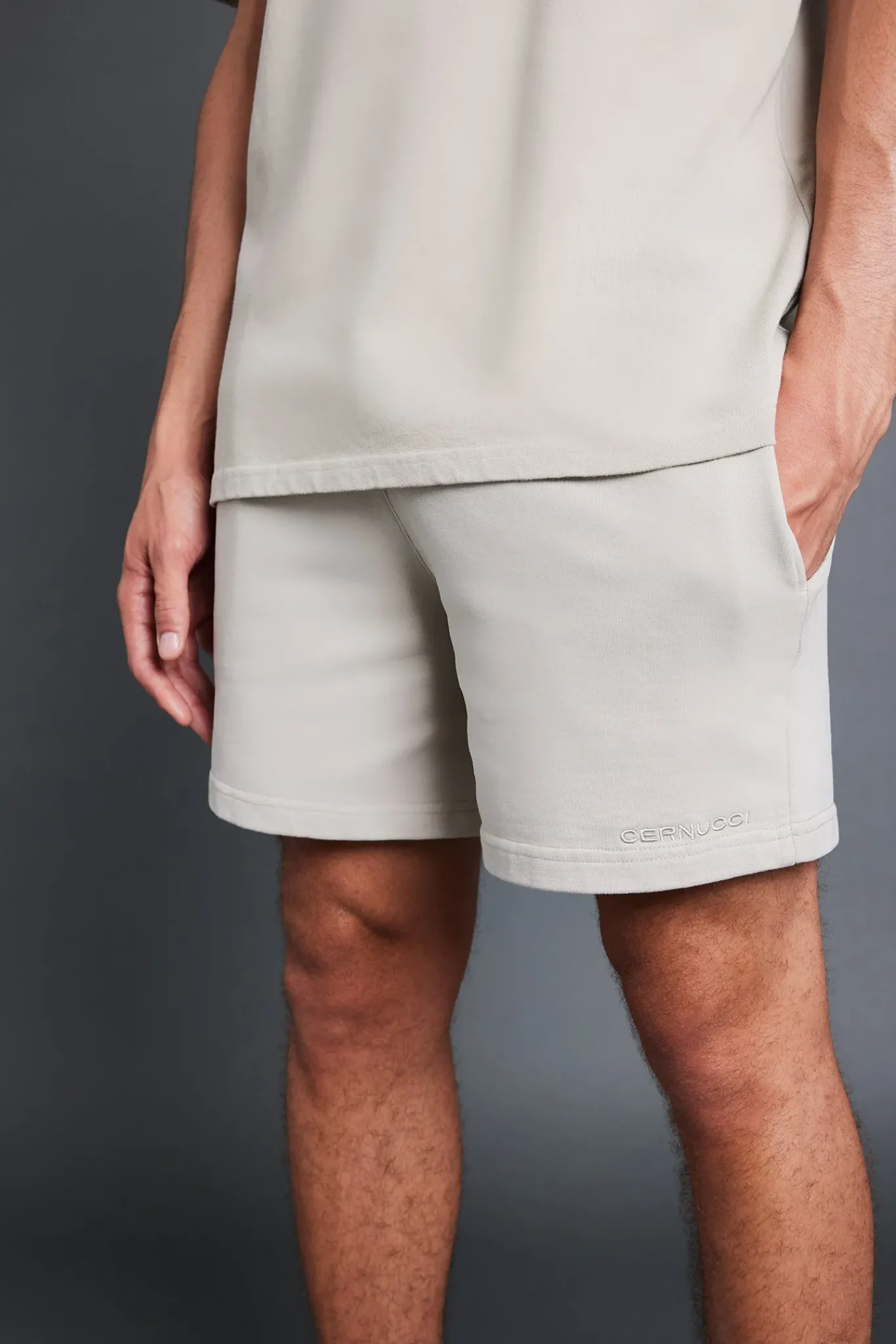 CLO-BOT Relaxed Shorts - Stone