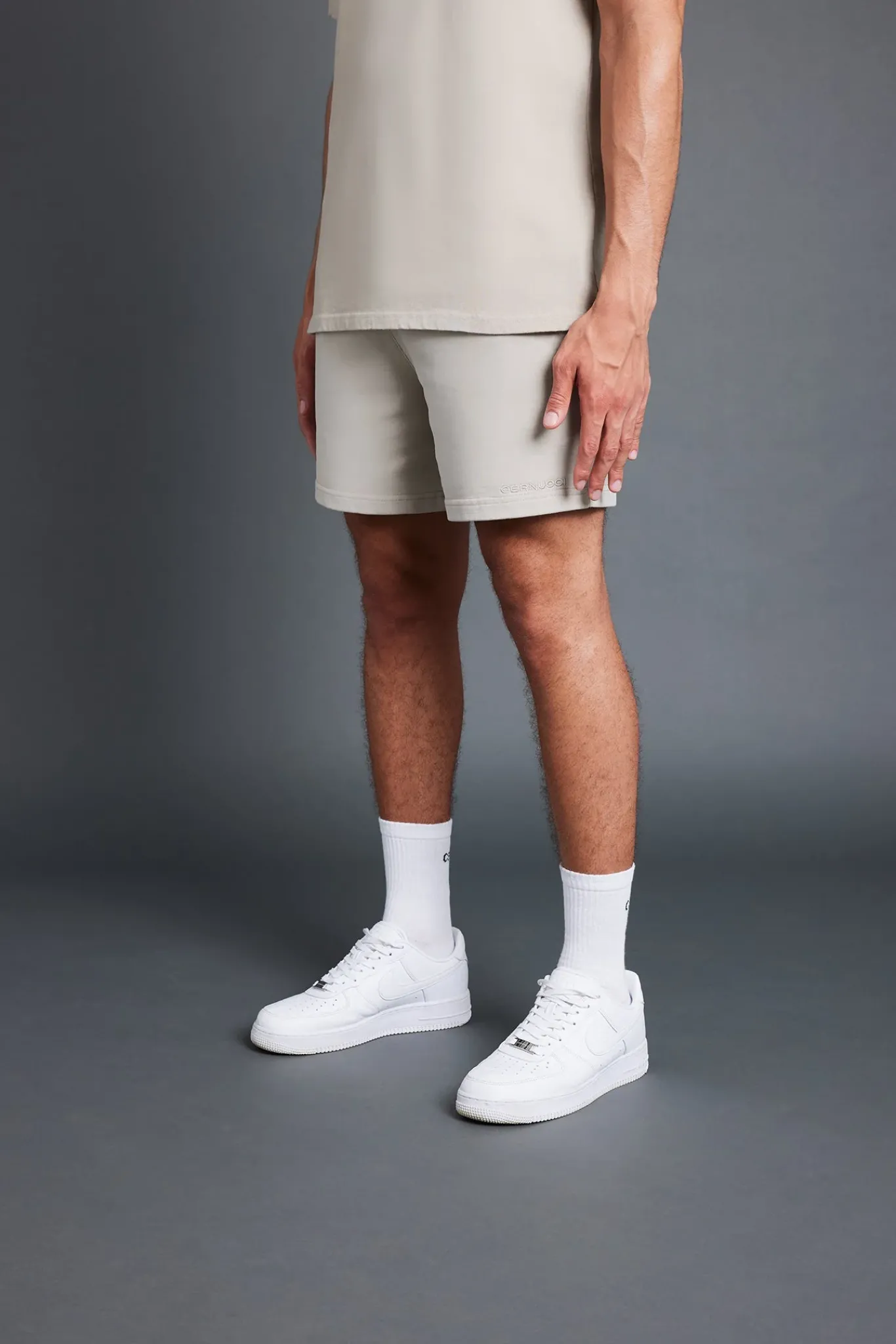 CLO-BOT Relaxed Shorts - Stone