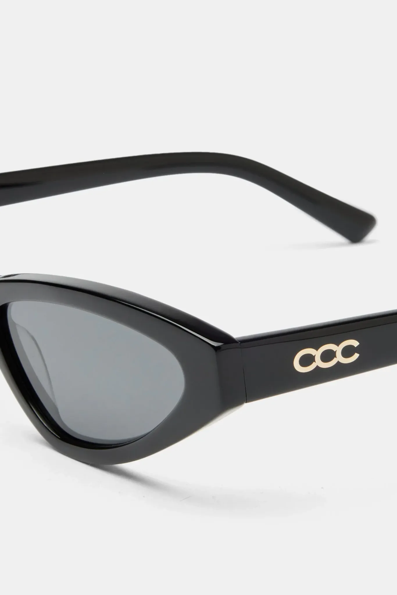 Women CLO-ACC Skinny Tortoiseshell Sunglasses - Black