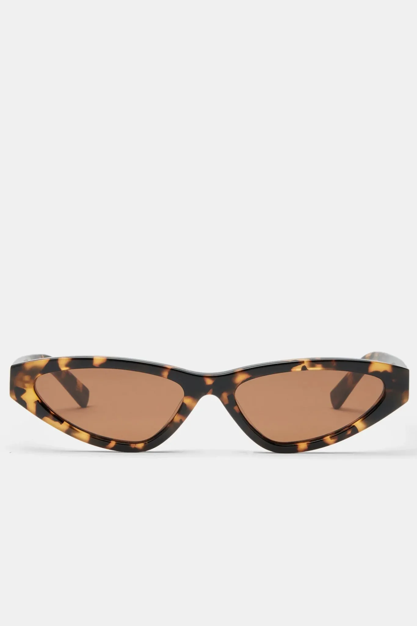 Women CLO-ACC Skinny Tortoiseshell Sunglasses - Mocha