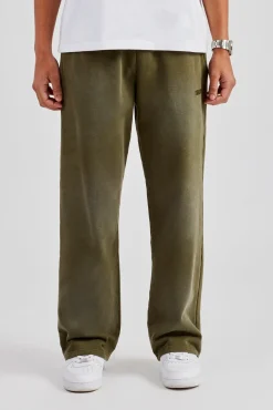 CLO-BOT-TRO Straight Leg Jogger - Washed Green