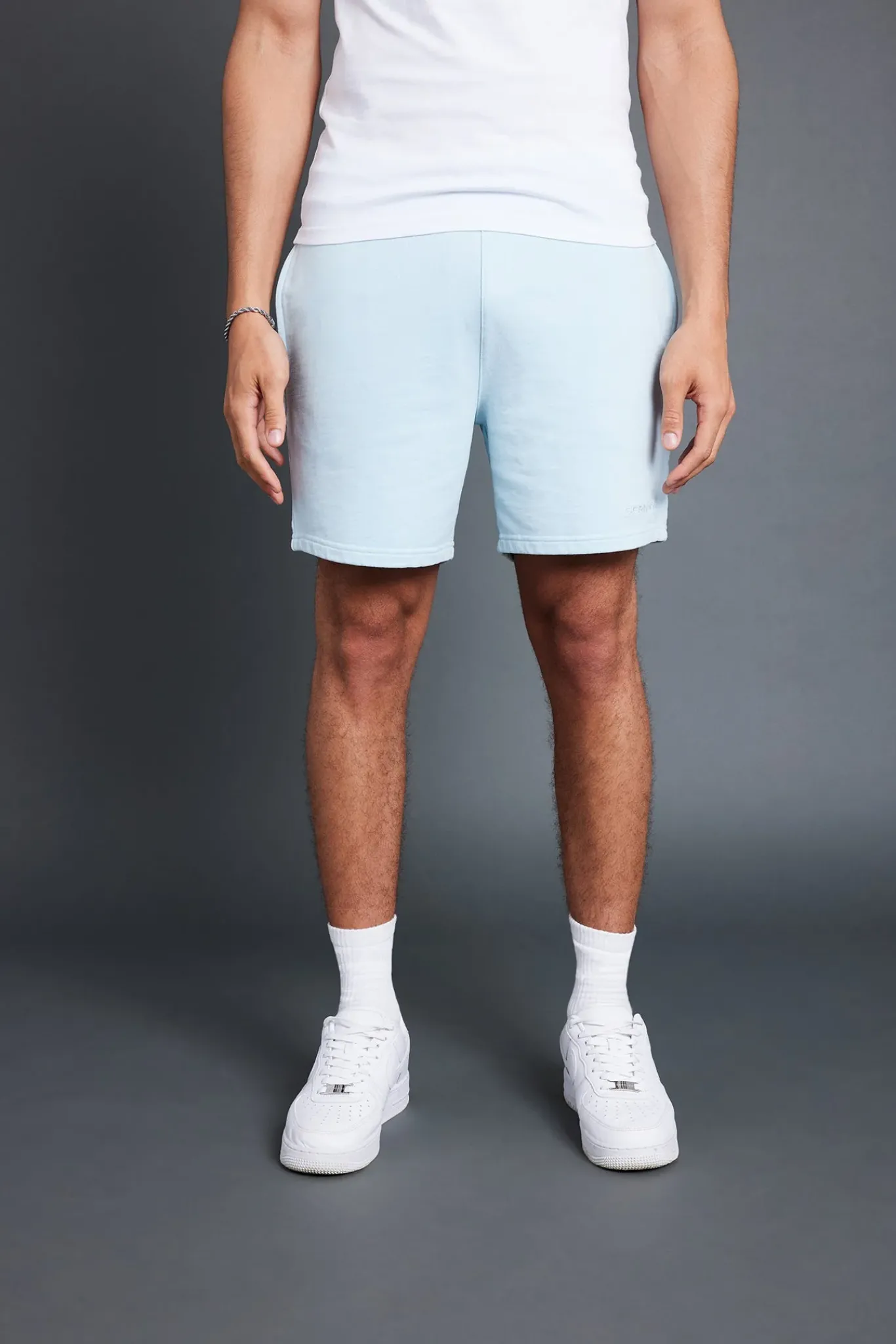 CLO-BOT Sweat Shorts - Light Blue