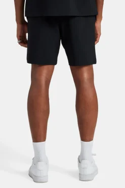 CLO-BOT Text Pocket Elasticated Short - Black