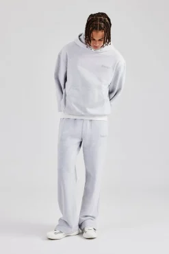 CLO-BOT-TRO Tonal Split Hem Jogger - Ash Grey