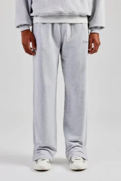 CLO-BOT-TRO Tonal Split Hem Jogger - Ash Grey
