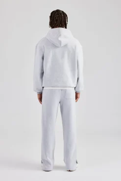 CLO-BOT-TRO Tonal Split Hem Jogger - Ash Grey